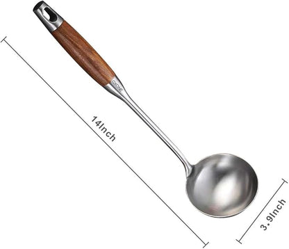 Wok Spatula,Stainless Steel,Long Handle Wok Utensils