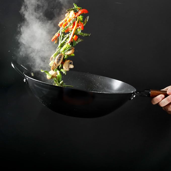 14-inch frying pan, durable heavy-duty cookware