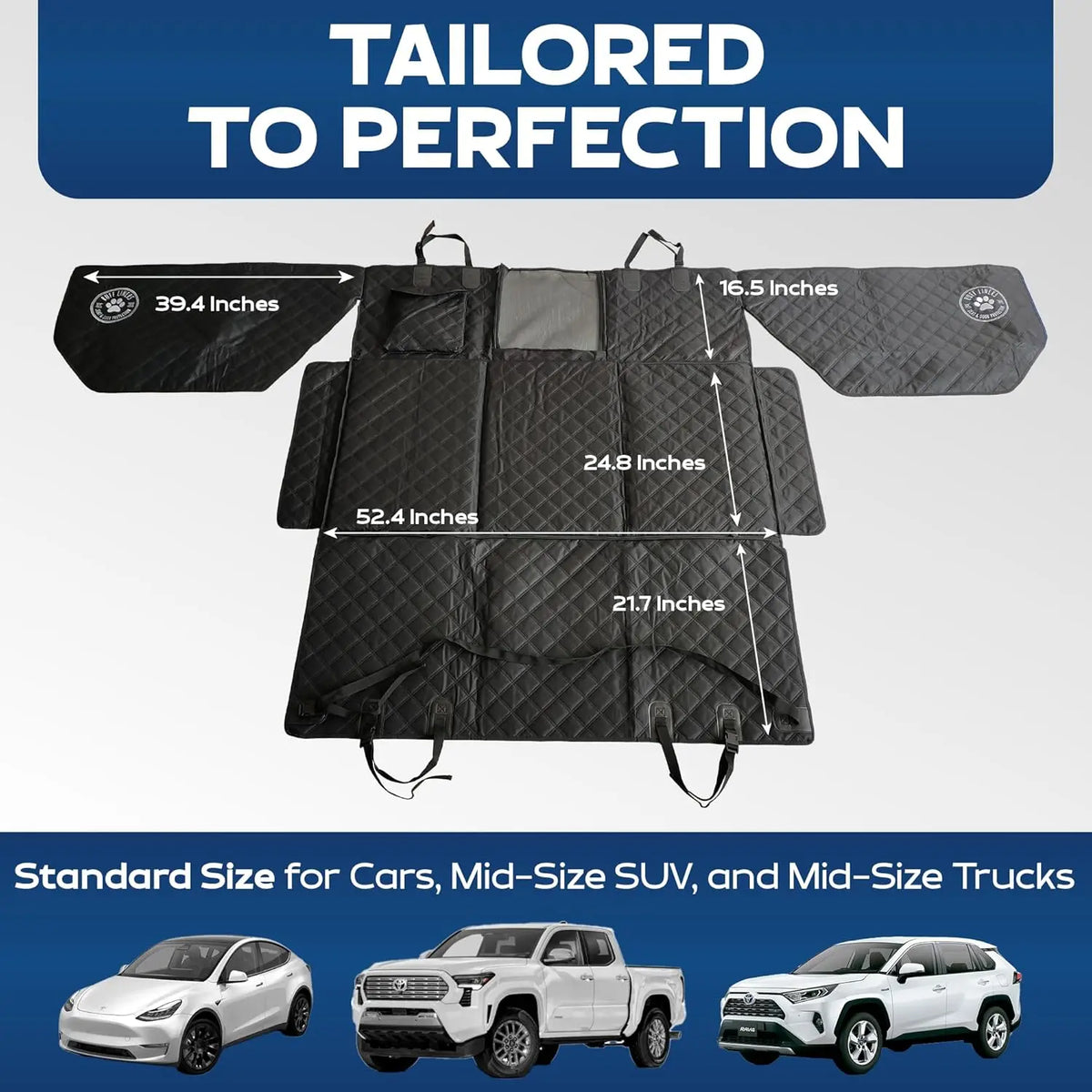 Hard Bottom Backseat Extender for Dogs